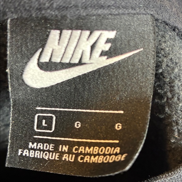 Nike Leopard Animal Print Crewneck Cropped Sweatshirt L Streetwear Gym Workout - Picture 11 of 13